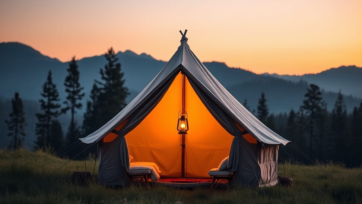 choose a glamping site