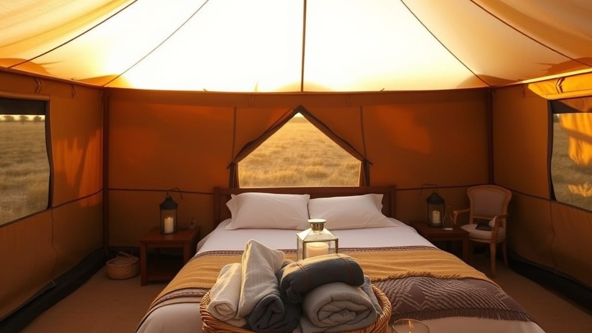 glamping trip